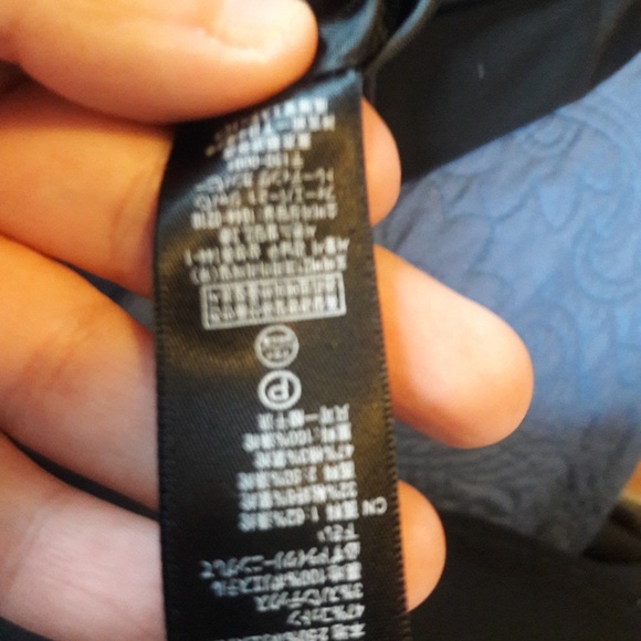 DRESS JONATHAN MARTIN DRESS BLACK WITH  WHITE DOTS - Picture 5 of 7